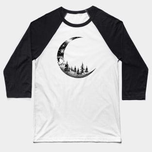 THE MOON AND THE MOUNTAINS Baseball T-Shirt